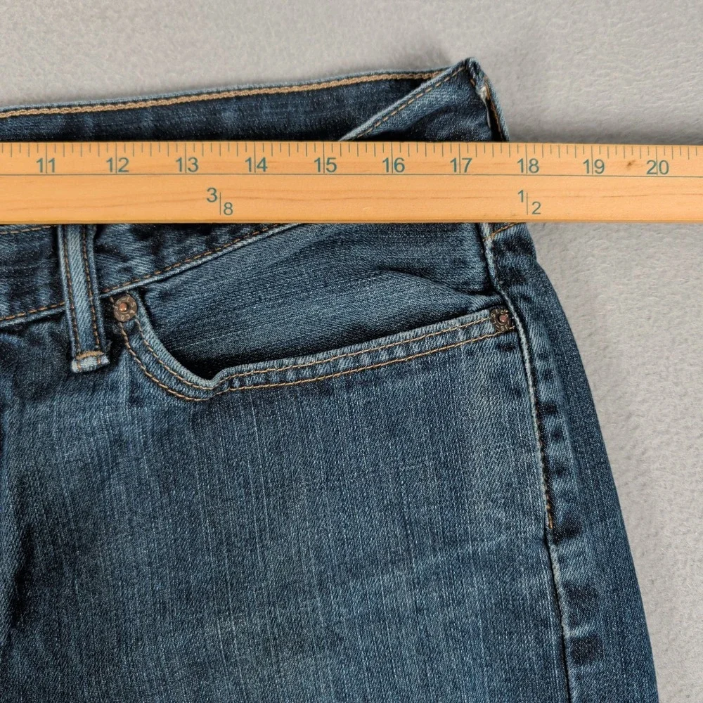 Levi's 514 Jeans Men 36x30 Blue Straight Leg Denim Pants Casual Classic